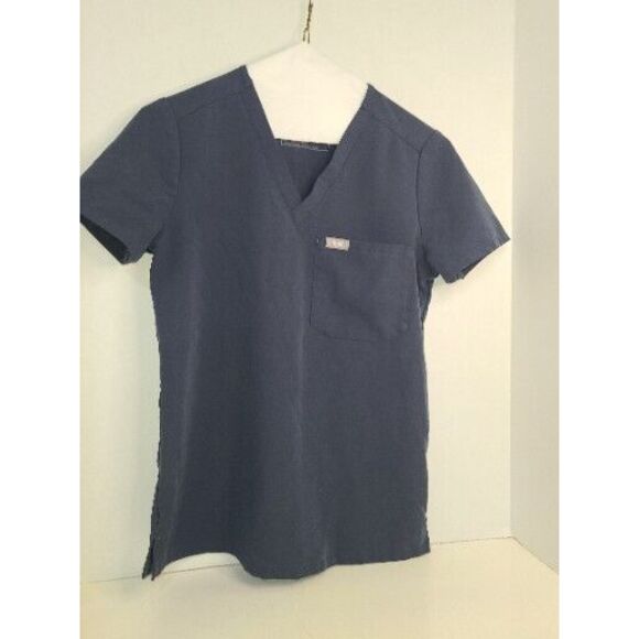 Figs Tops - Figs Technical Collection Top Navy Blue sz XXS